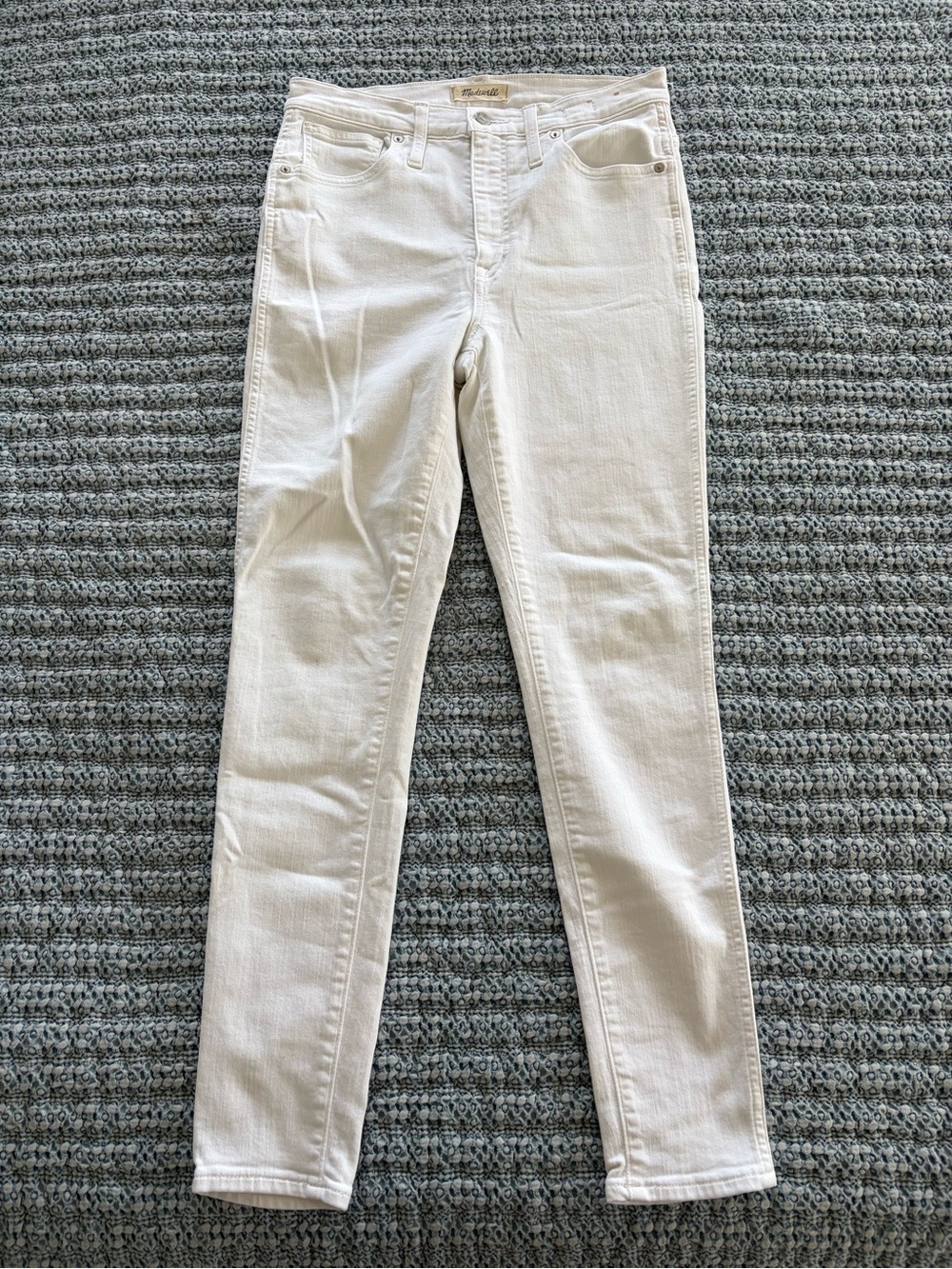Madewell White Skinny Jeans